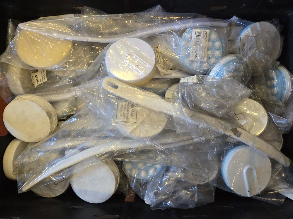 Lot 375 – An Assortment of NRS Healthcare Lotion Applicators with Massaging Heads