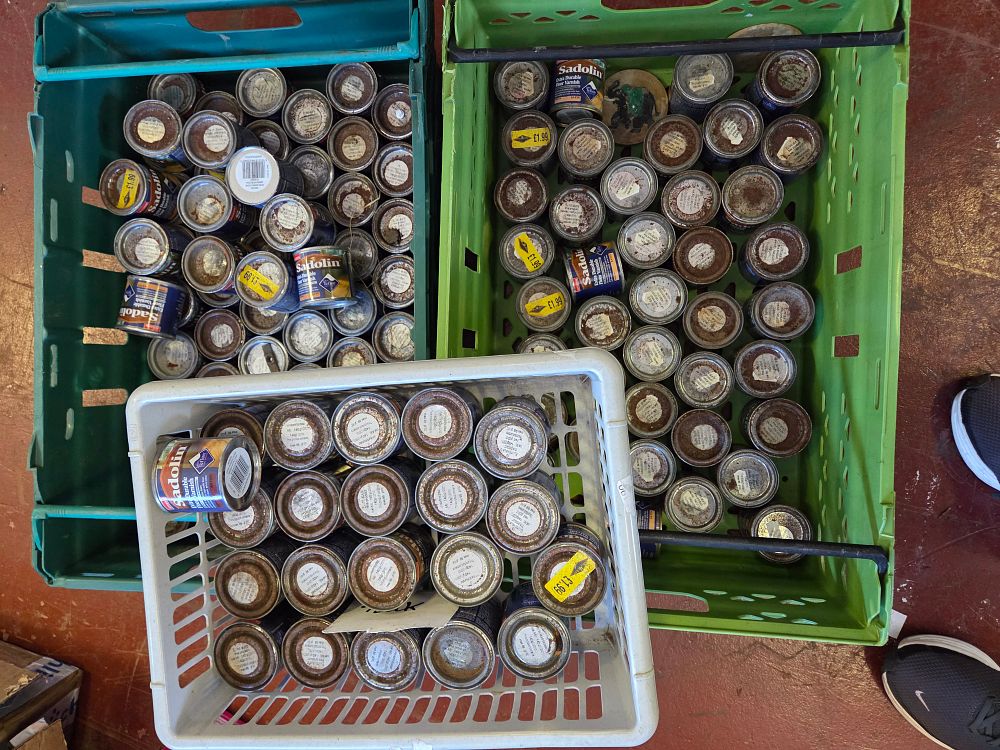 Lot 377 – A Collection of Approximately 100 Cans of Sadolin Extra Durable Floor Varnish