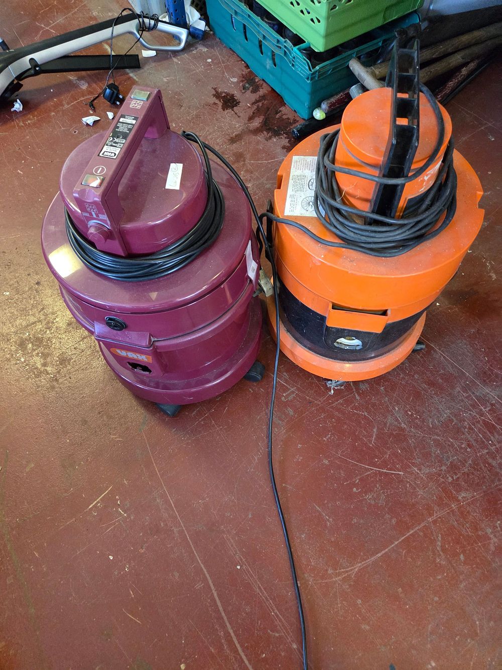 Lot 379 – Two Vax Canister Vacuum Cleaners
