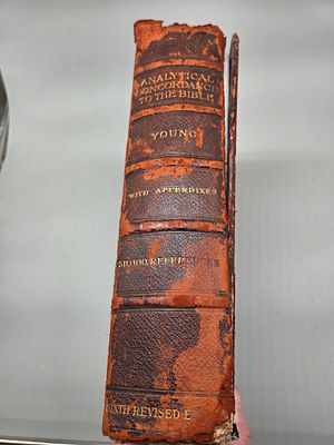Young, Robert. Analytical Concordance to the Bible. George Adam Young and Company, n.d. Sixth 