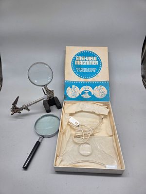 A Trio of Vintage Magnifying Instruments