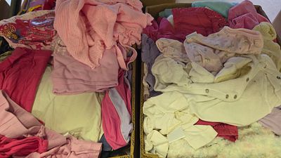 Two Boxes of Assorted Baby and Children's Apparel
