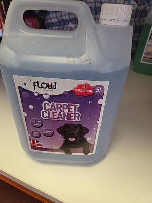 Flow 5 Litre 10:1 Concentrated Pet Carpet Cleaner Fresh Linen Fragrance