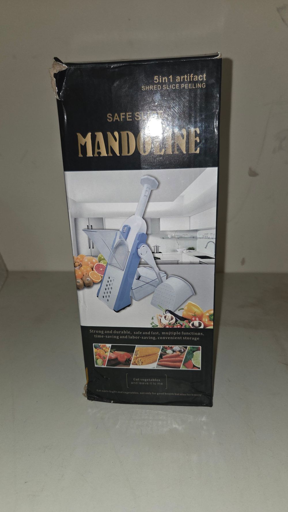 Lot 158 – One Safe Slice Mandoline 5-in-1 Multifunctional Vegetable Slicer