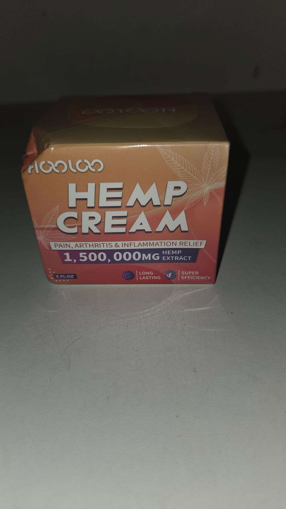 Lot 162 – FLOOLOO Hemp Cream for Pain Relief, 1,500,000mg, 5 fl. oz.