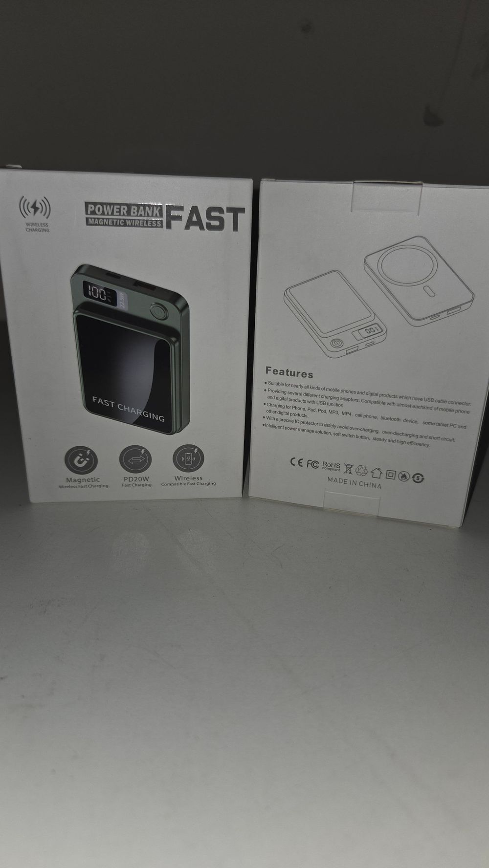 Lot 166 – A Pair of Magnetic Wireless Fast Charging Power Banks