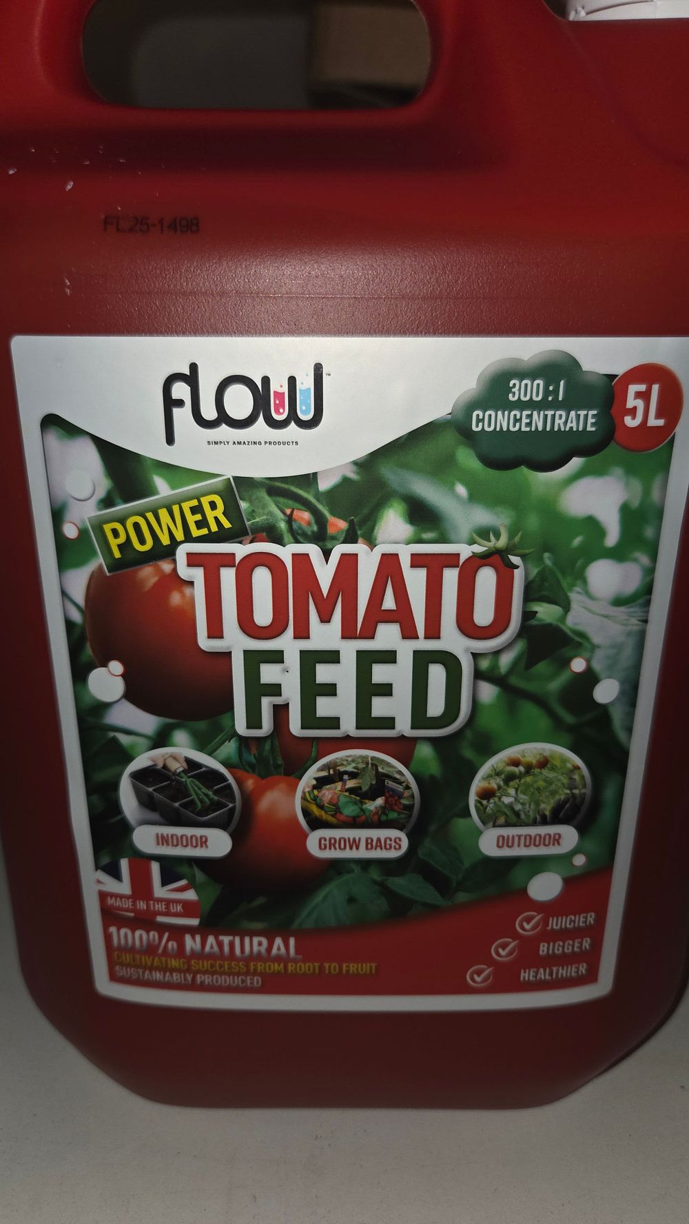 Lot 185 – Flow Power 300:1 Tomato Feed Concentrate 5 Litres