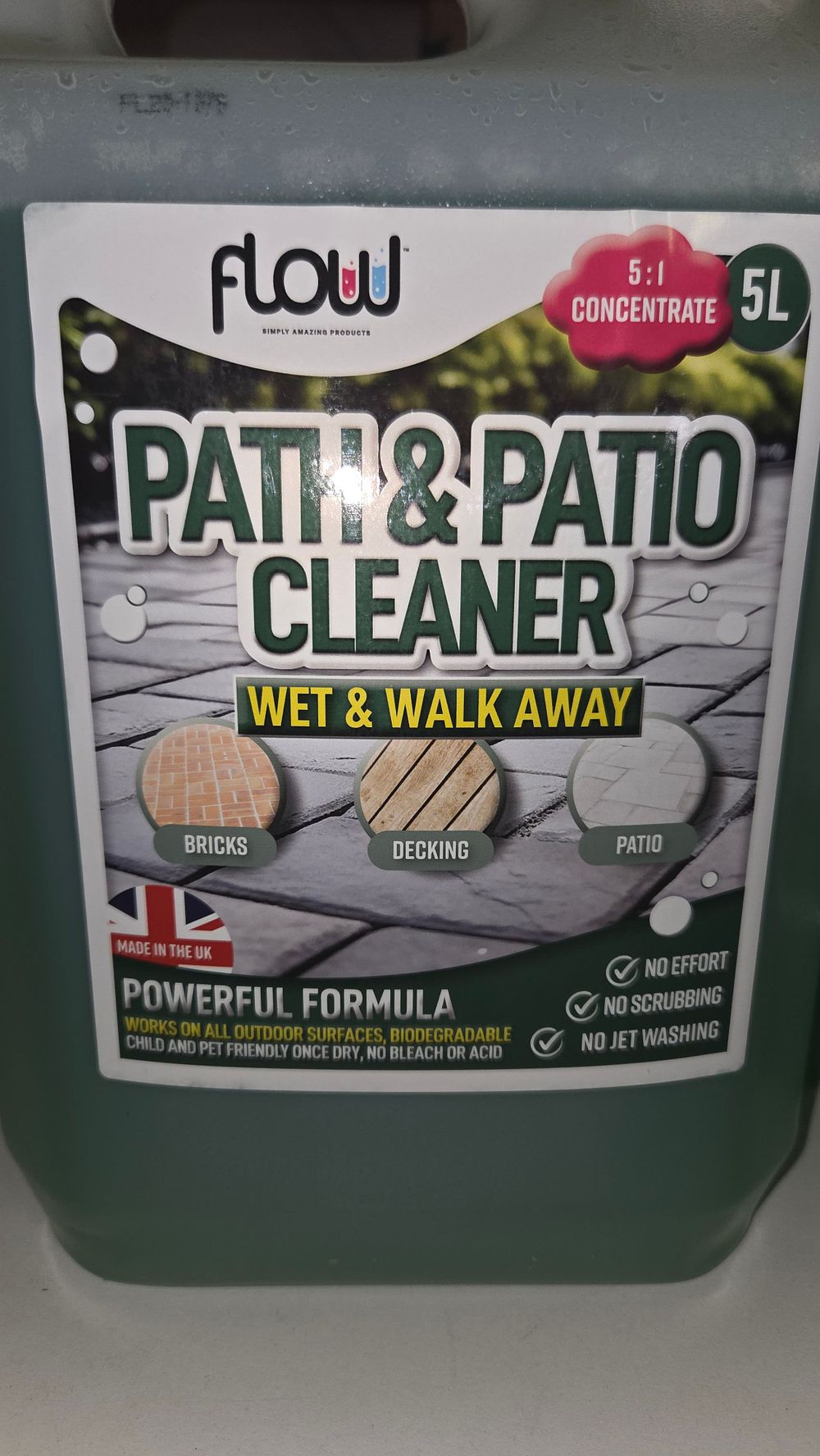 Lot 188 – Flow Path & Patio Cleaner 5 Litre Concentrate