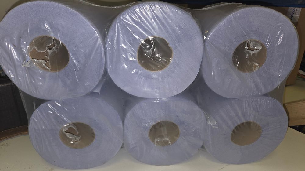 Lot 227 – A Set of Blue Industrial Paper Towel Rolls