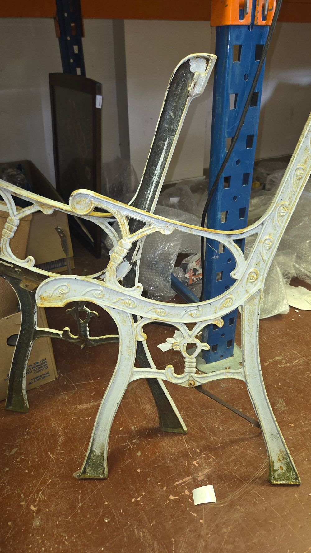 Lot 267 – A Pair of Victorian Style Cast Iron Garden Bench Ends