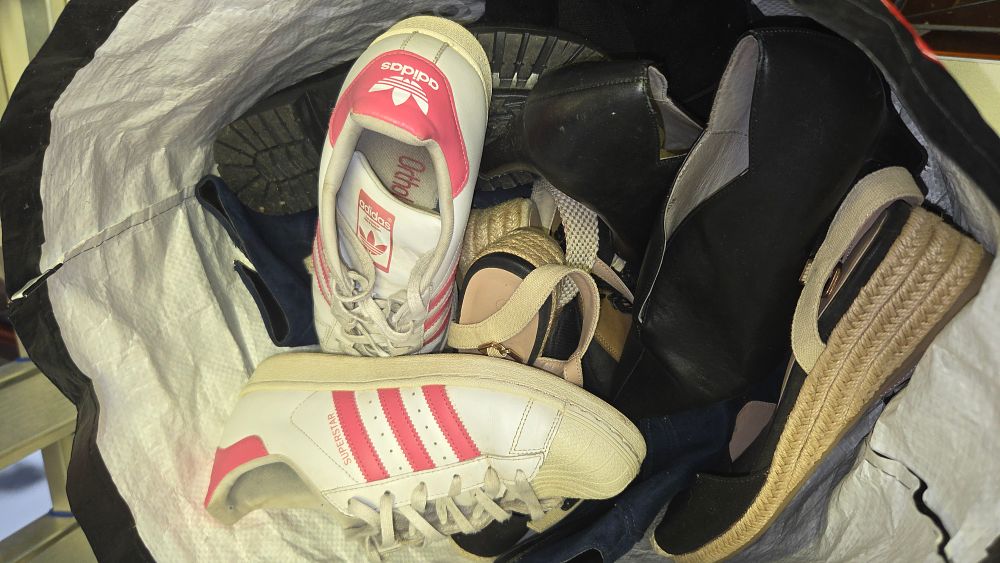 Lot 287 – An Assortment of Footwear including Adidas Superstar Sneakers and Various Ladies Styles