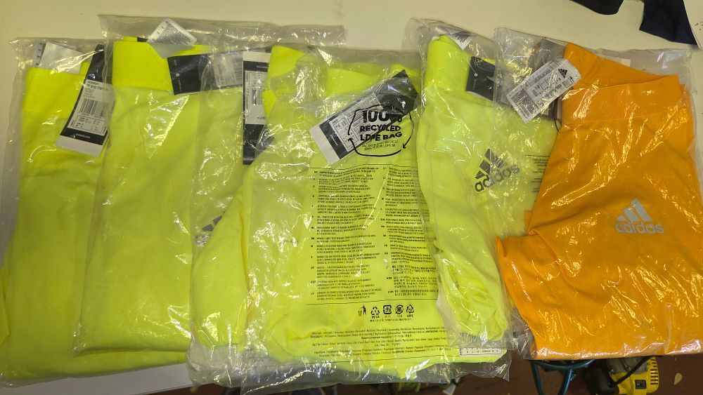 Lot 289 – A Group of New Adidas Techfit Baselayer Athletic Shorts Various Sizes