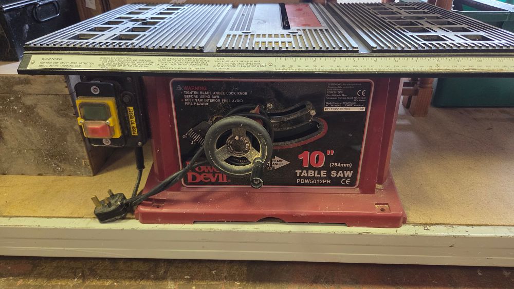 Lot 152 – Power Devil Model PDW5012PB 10 Inch Table Saw working order
