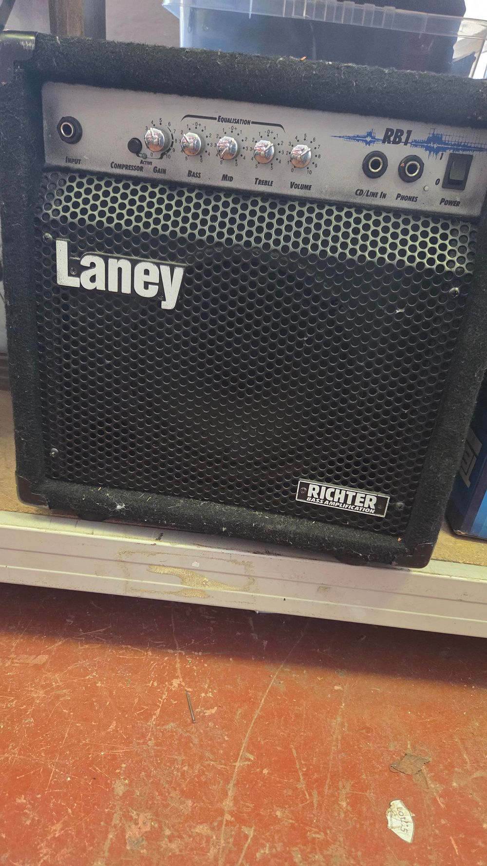 Lot 219 – Laney Richter RB1 15-Watt Bass Guitar Combo Amplifier