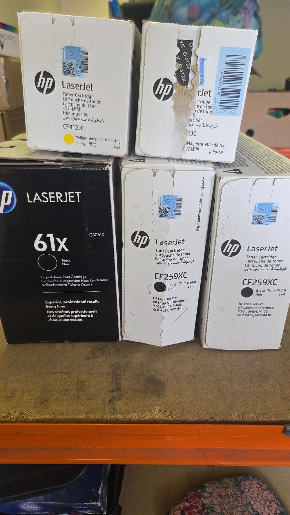 Lot 233 – A Collection of HP LaserJet Toner Cartridges