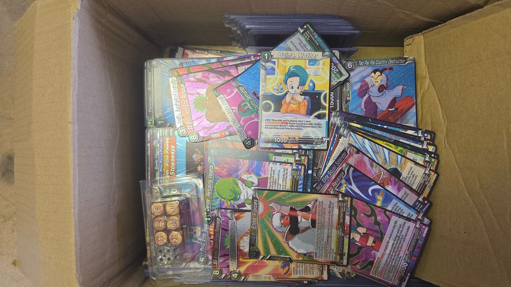 Lot 240 – A Large Collection of Dragon Ball Super Card Game Cards Primarily Critical Blow BT29 Expansion with Accessories
