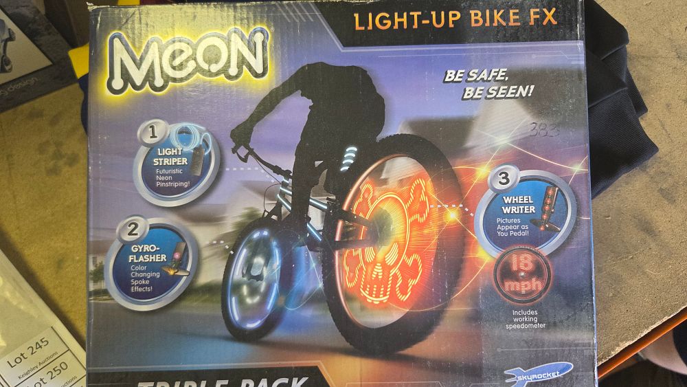 Lot 244 – Skyrocket Meon Light-Up Bike FX Triple Pack