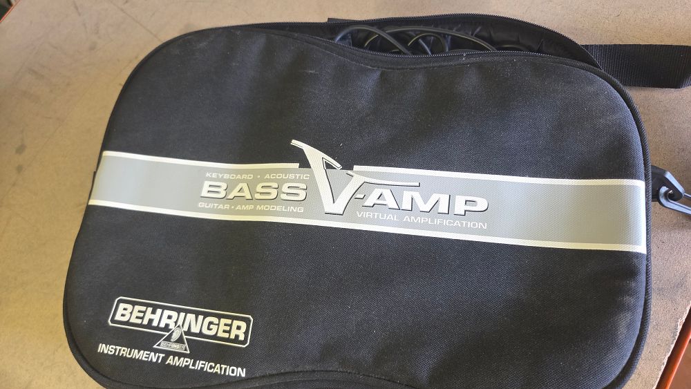 Lot 249 – Behringer Bass V-Amp Virtual Amplification and Multi-Effects Processor with Footswitch and Case