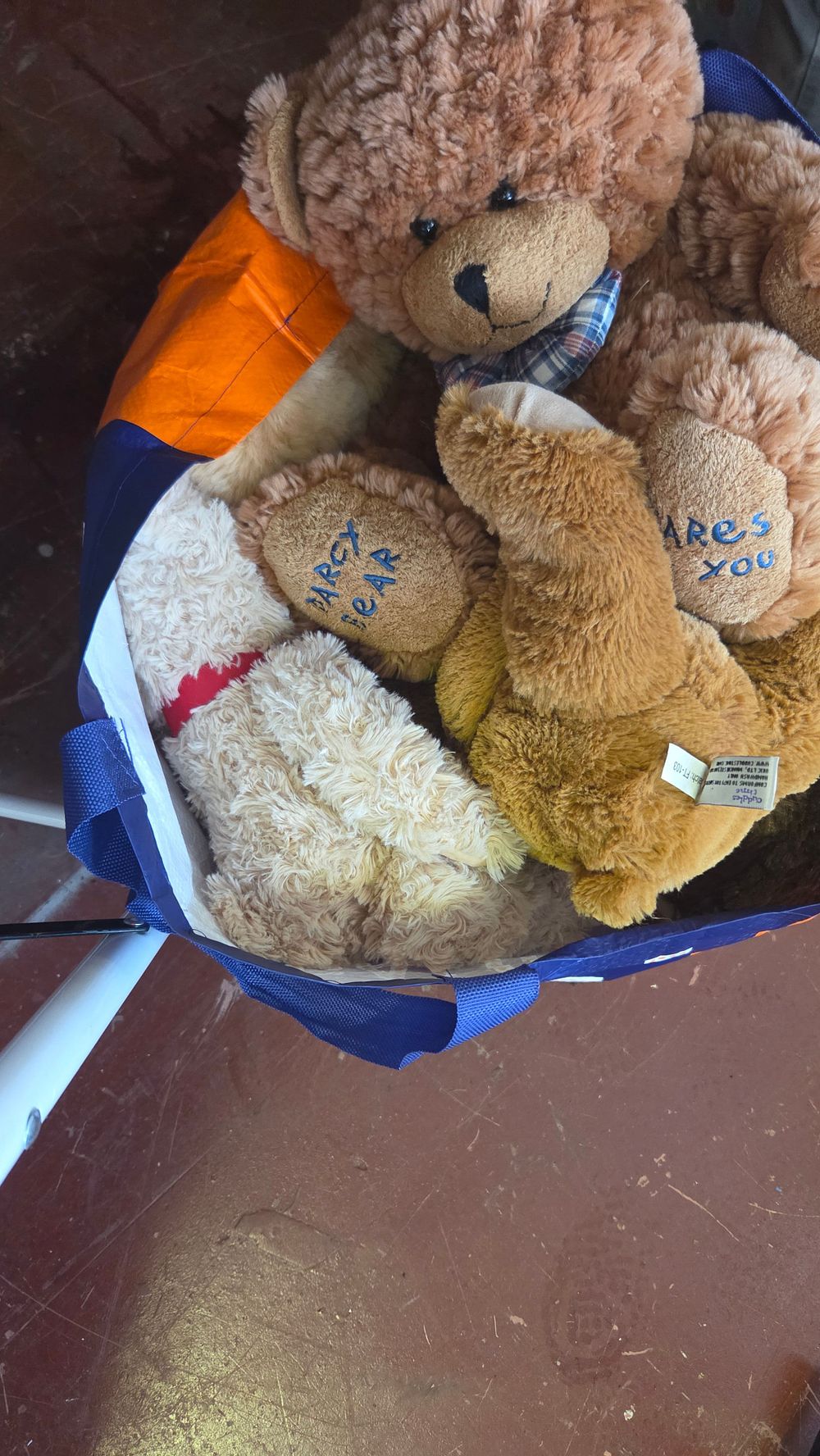 Lot 333 – A Collection of Plush Soft Toys Including a Cuddles Time Darcy Bear