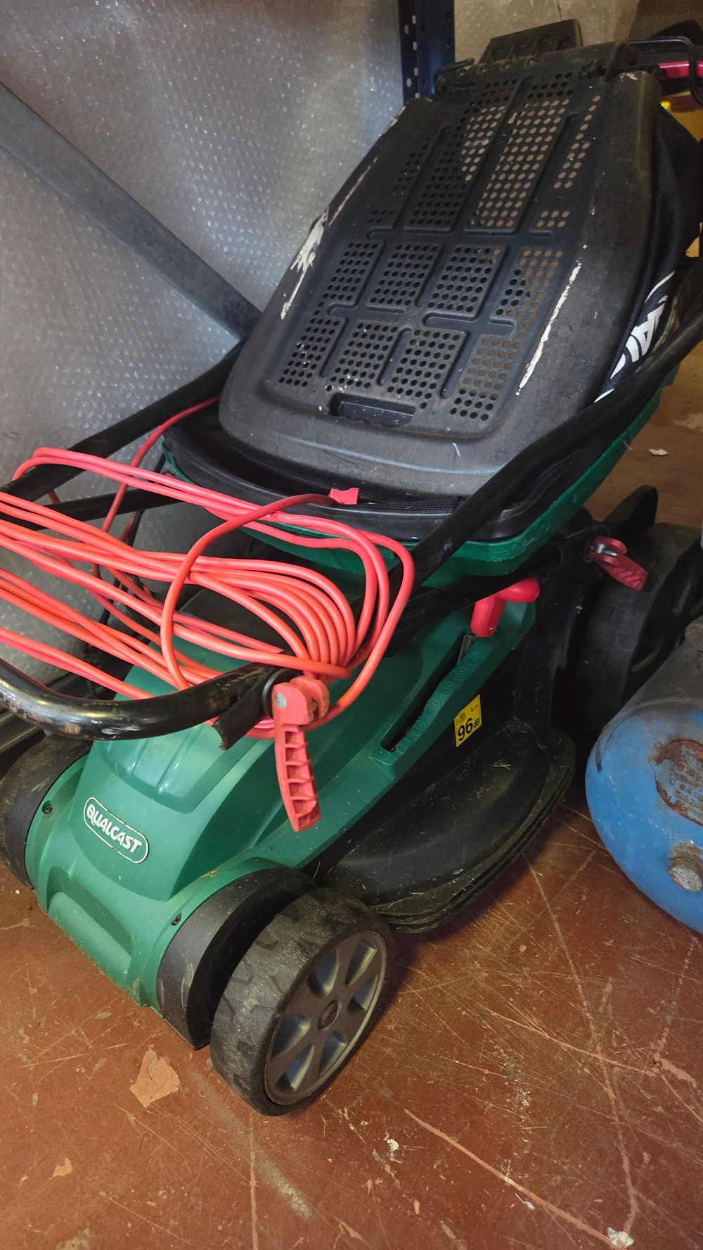Lot 353 – Qualcast Electric Lawnmower with Rear Grass Collection Box