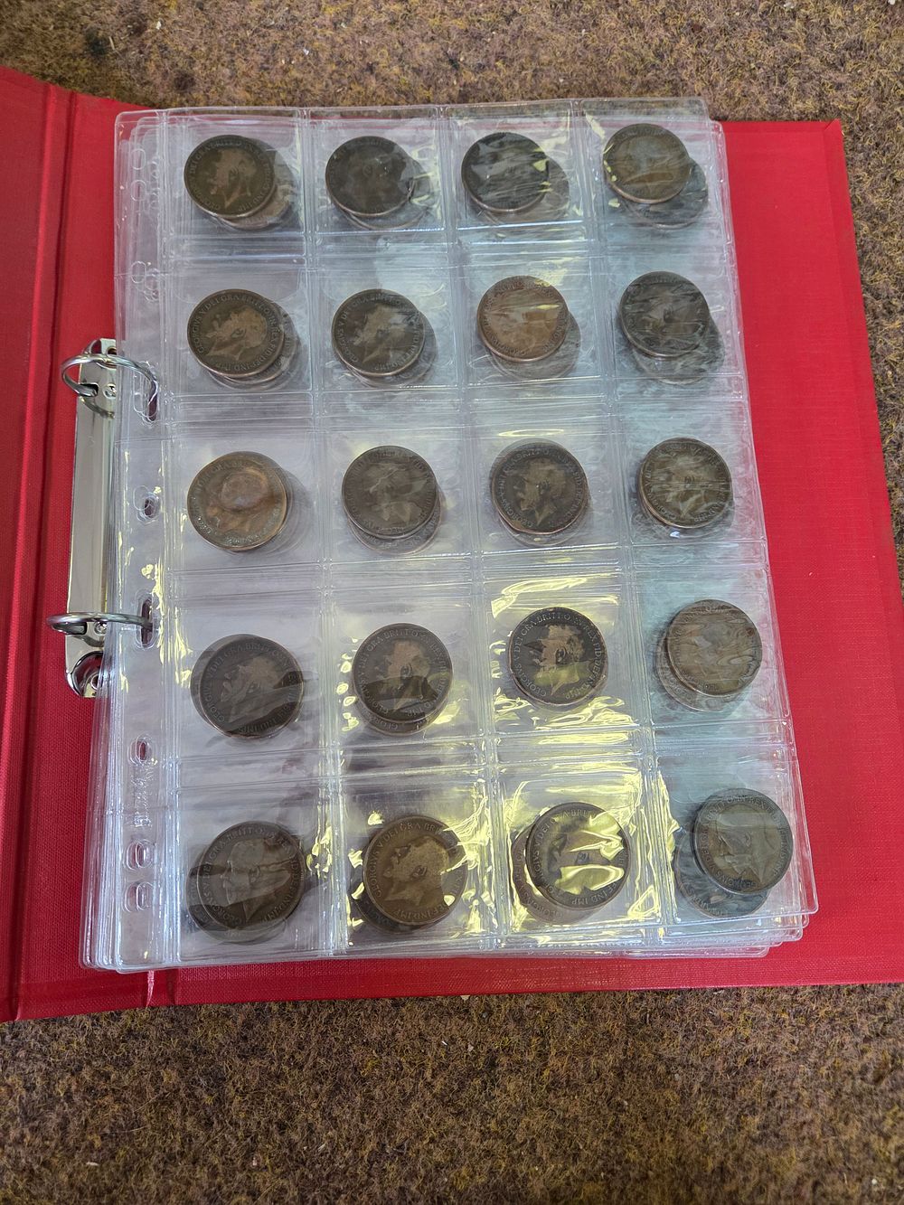 Lot 635 – A Collection of UK George V Bronze Pennies