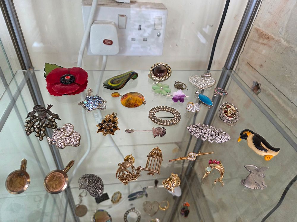 Lot 645 – A Collection of Vintage and Contemporary Costume Jewellery Brooches and Pins