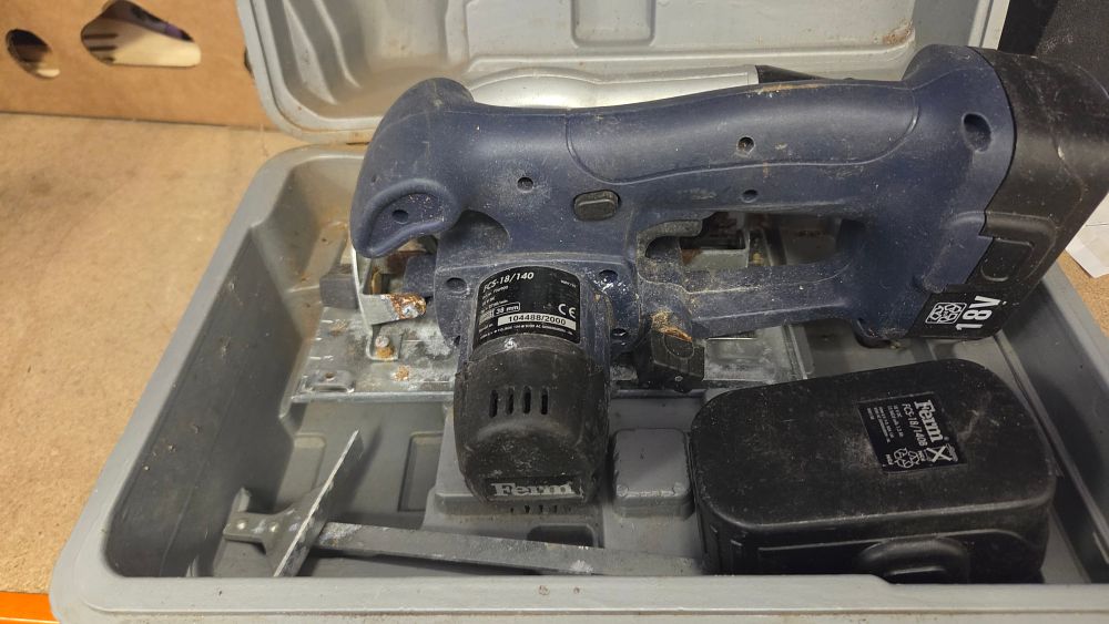Lot 153 – Ferm FCS-18/140 18V Cordless Circular Saw with Battery and Case