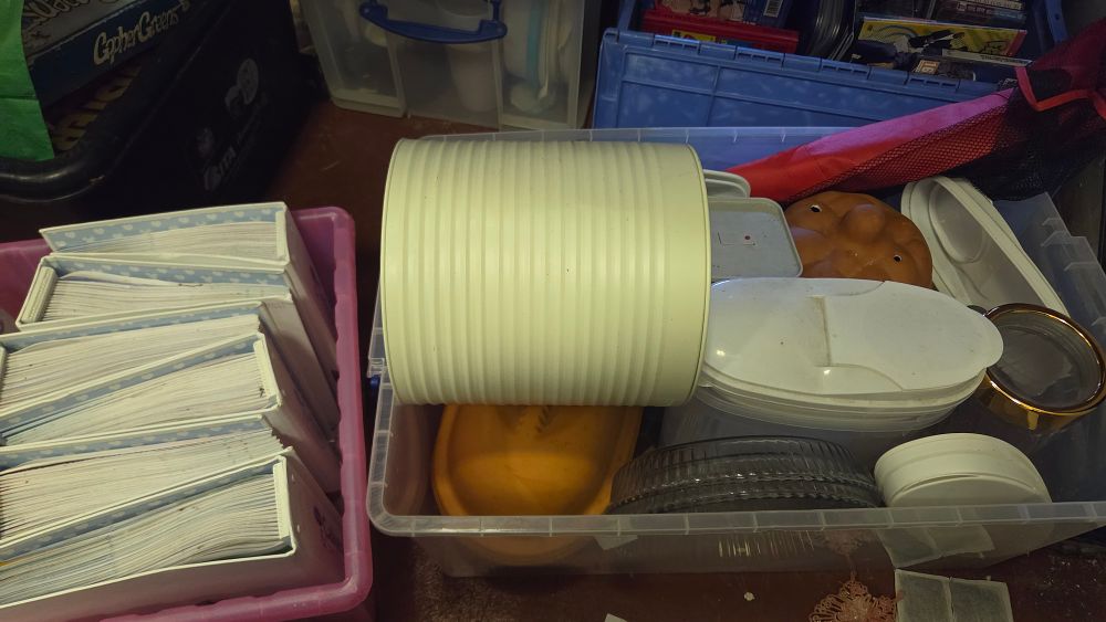 Lot 162 – Two Boxes of Assorted Household Goods, Kitchenware, and Baking Magazines
