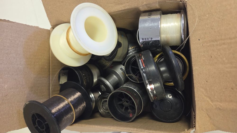 Lot 173 – An Assortment of Fishing Reel Spools including Kingfisher and Shimano Examples