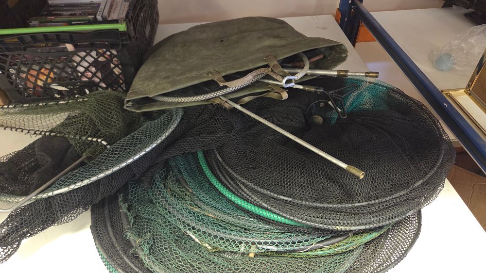 Lot 198 – A Collection of Assorted Angling Nets and Related Equipment