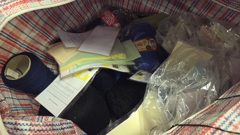 Lot 199 – A Large Collection of Assorted Knitting, Sewing, and Card-making Supplies