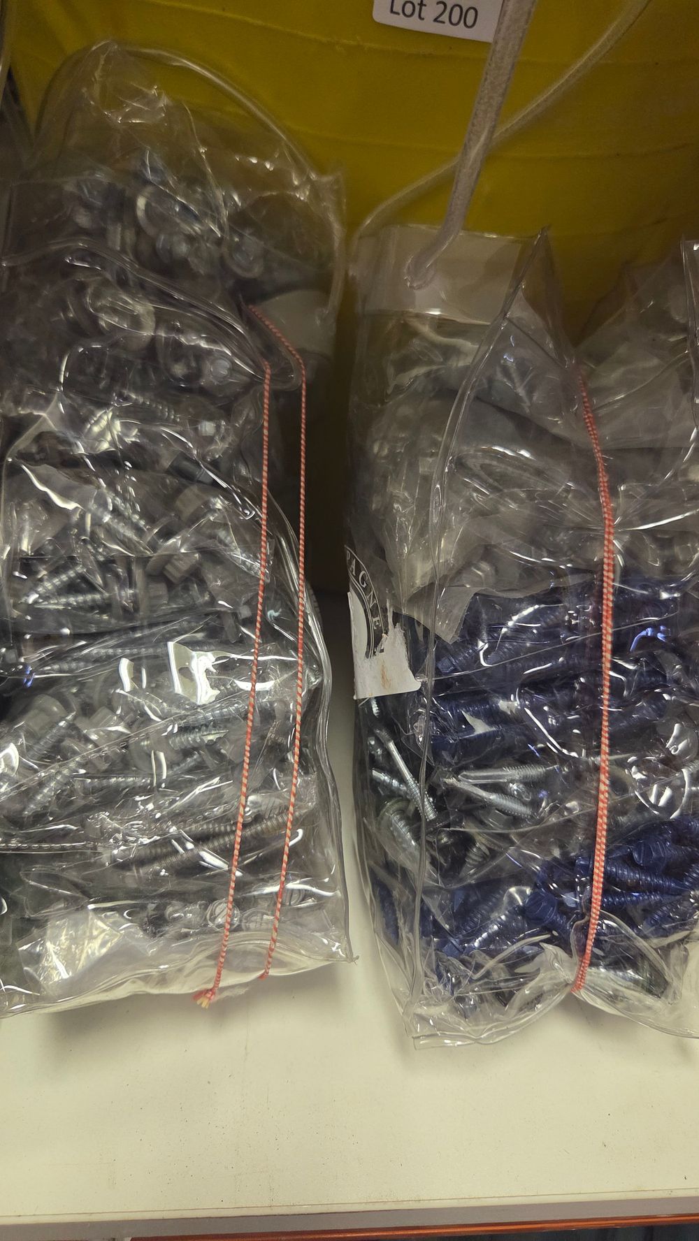 Lot 204 – An Assortment of Industrial Self-Drilling Fasteners and Hexagonal Head Screws