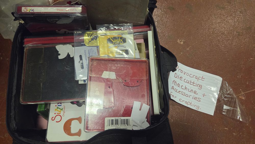 Lot 215 – A Collection of Die-Cutting Crafting Equipment and Accessories including Sizzix and Provocraft
