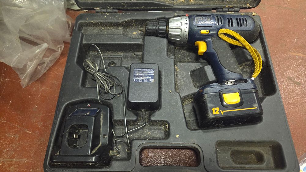 Lot 216 – Performance Power Pro 12V Cordless Drill Driver Set