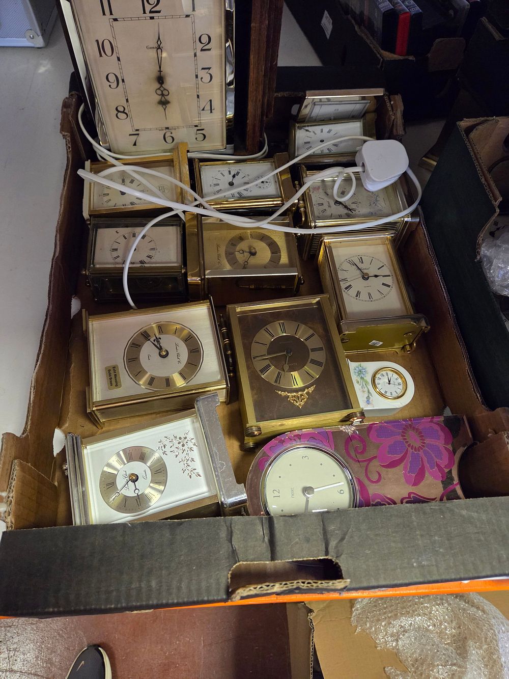 Lot 311 – A Collection of Assorted Mantel and Carriage Clocks