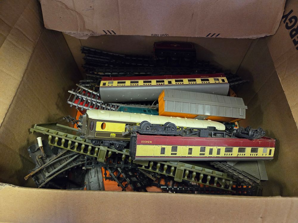 Lot 322 – A Collection of Vintage Tri-ang Railways OO Gauge Rolling Stock, Track, and Accessories