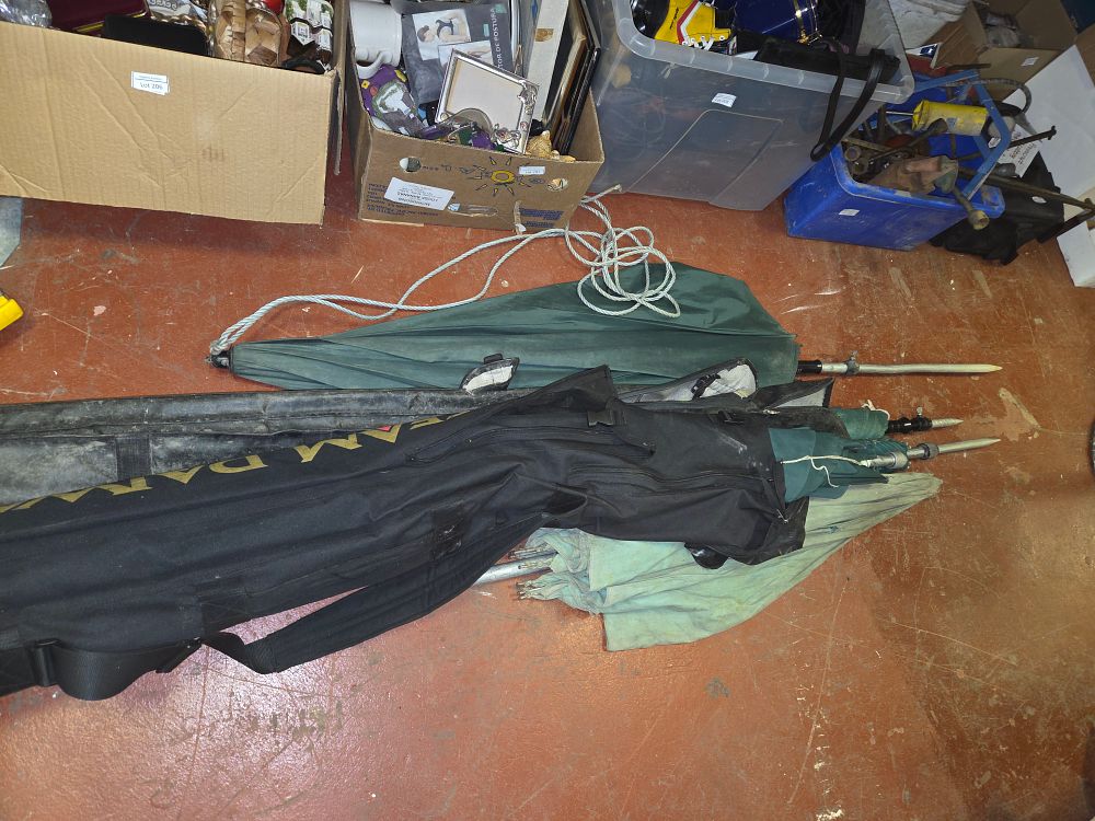 Lot 350 – A Collection of Fishing Equipment and Sundries including a Team DAM Bag