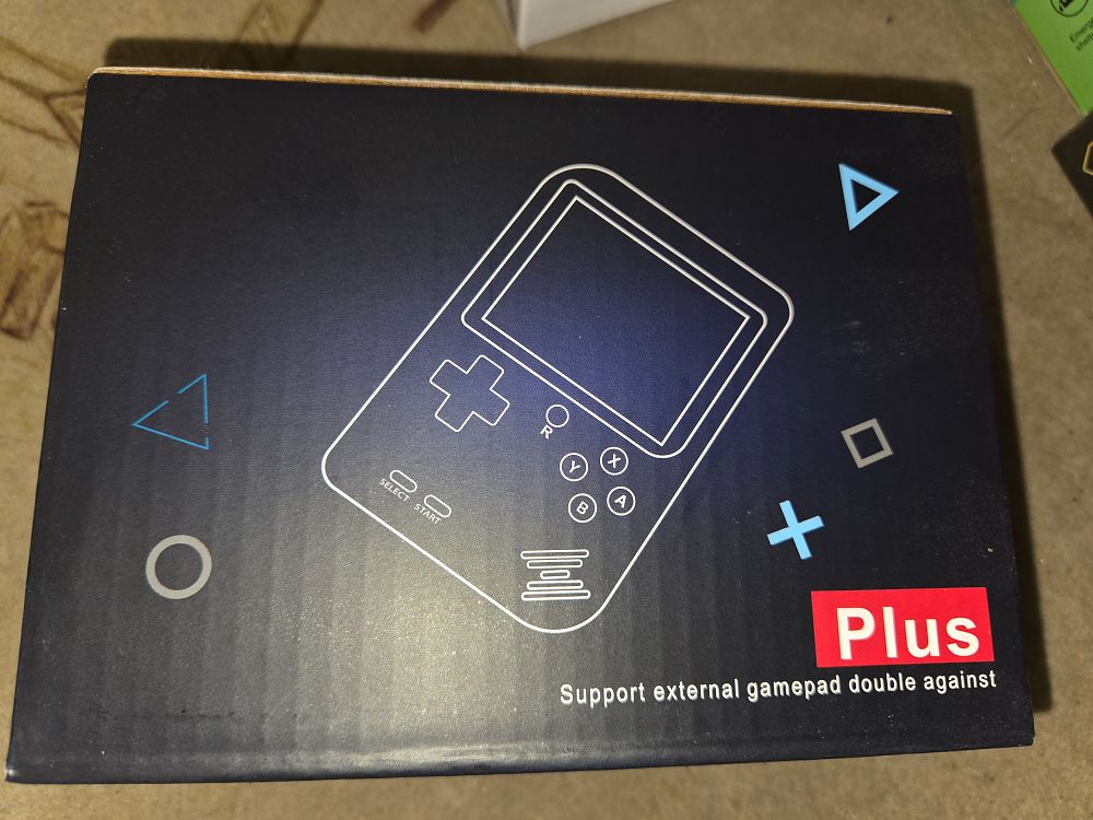 Lot 394 – New Game Box Plus Handheld Retro Gaming Console in Original Packaging