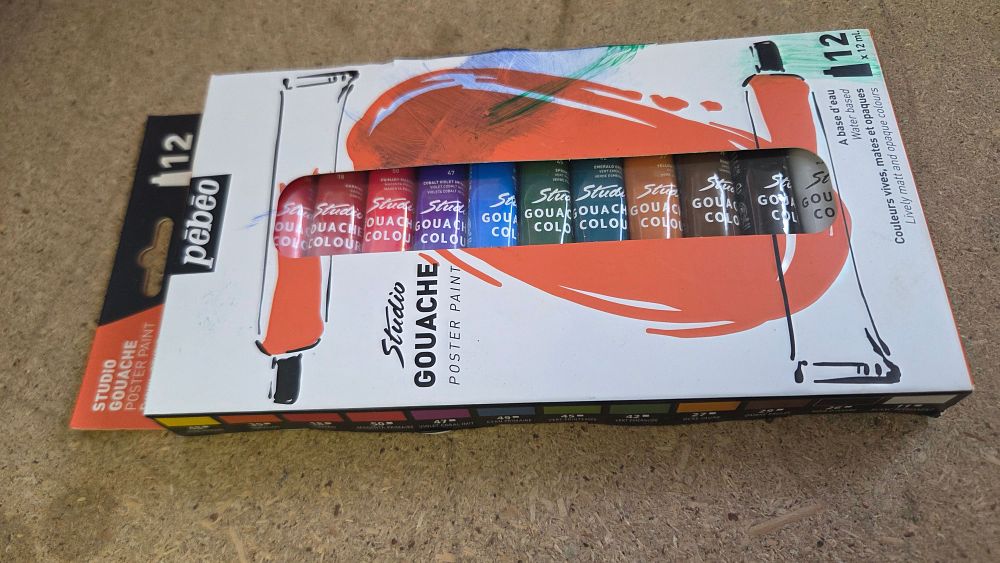 Lot 168 – A Pébéo Studio Gouache Poster Paint Set