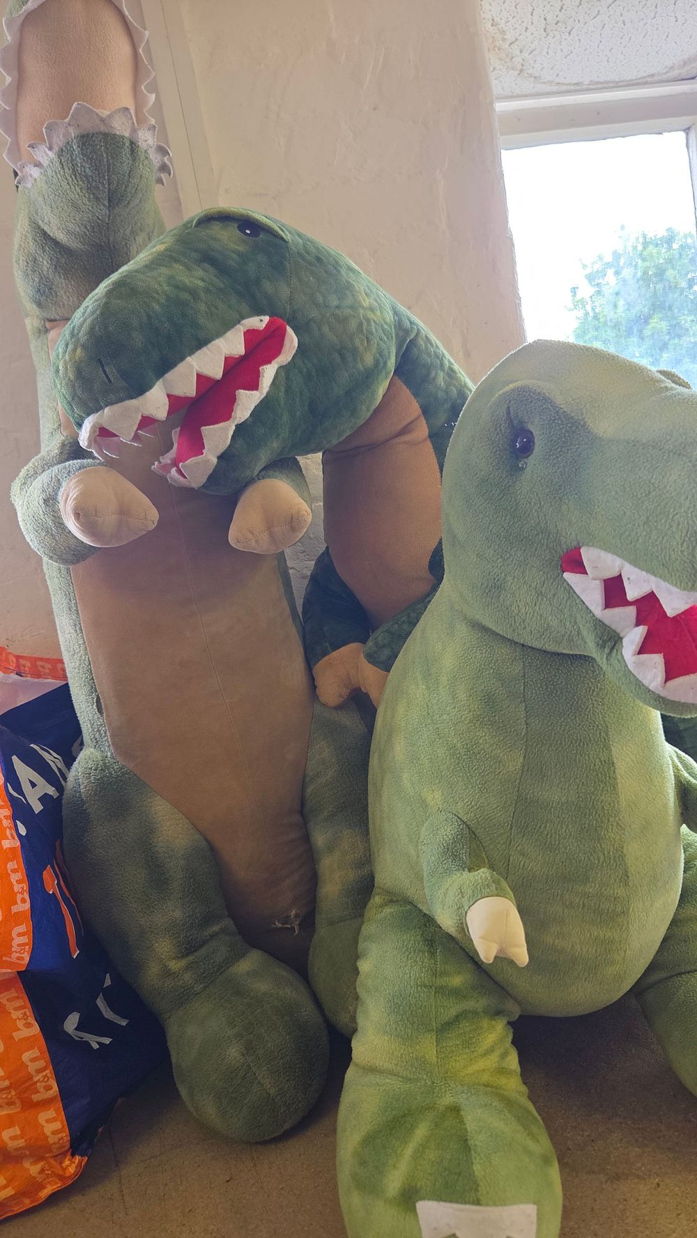 Lot 170 – Three Large-Scale Tyrannosaurus Rex Plush Toys