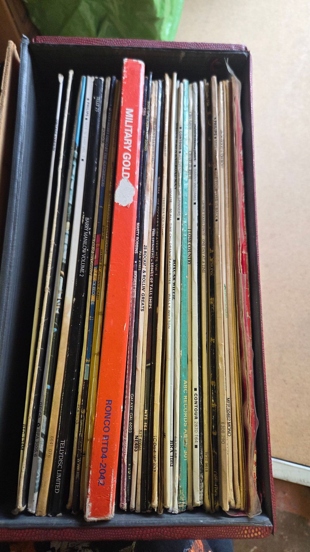 Lot 163 – A Collection of Vintage Vinyl LP Records and Carry Case