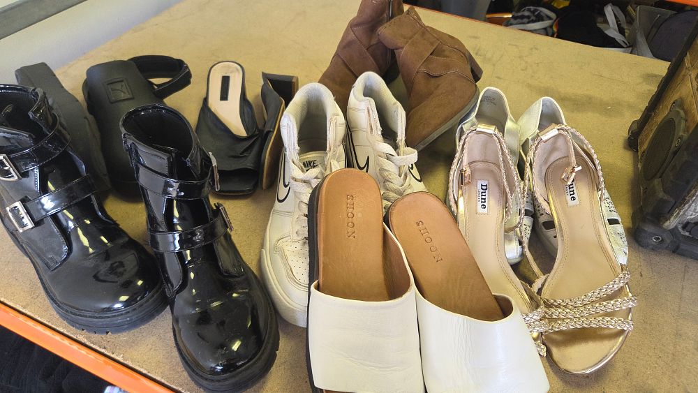 Lot 225 – An Assortment of Women’s Fashion Footwear Including Nike, Dune, Shoon, and Puma
