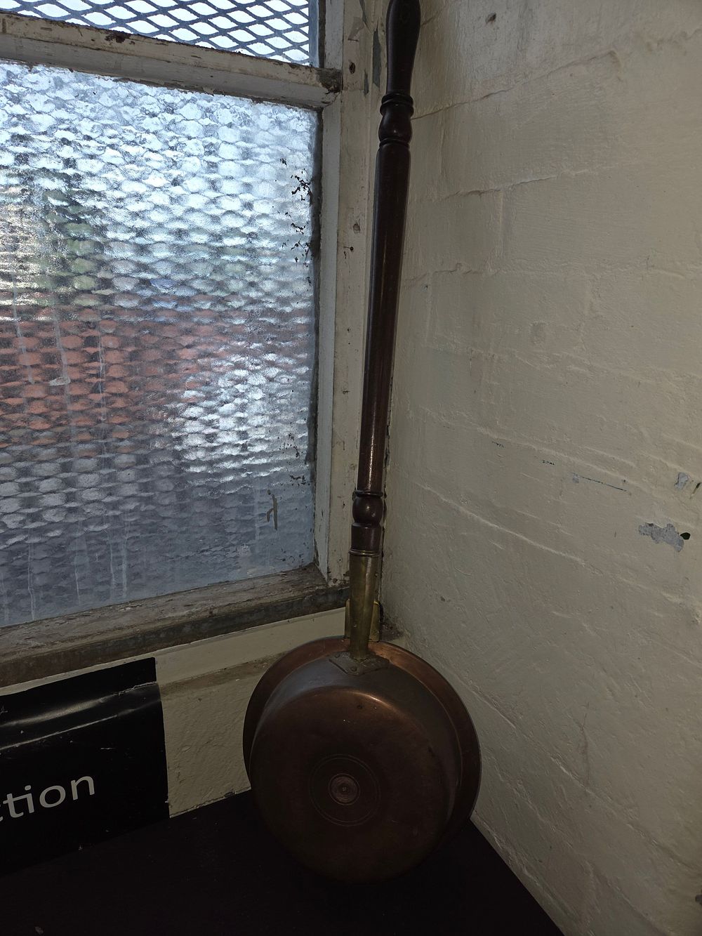 Lot 157 – Two Brass Bed Warming Pans with Turned Wooden Handles
