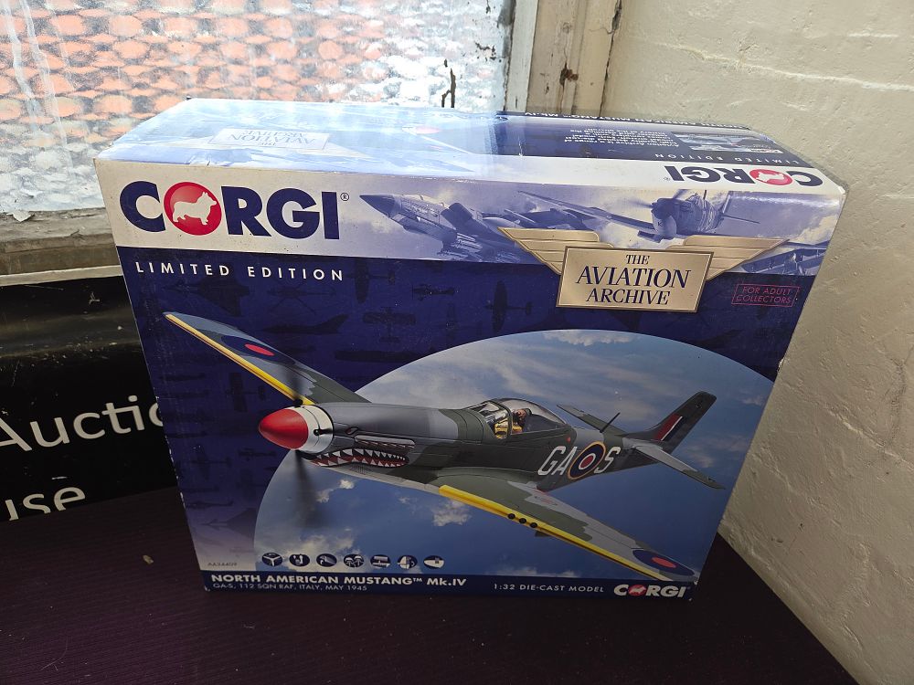 Lot 158 – Corgi The Aviation Archive 1:32 Scale North American Mustang Mk.IV AA34409