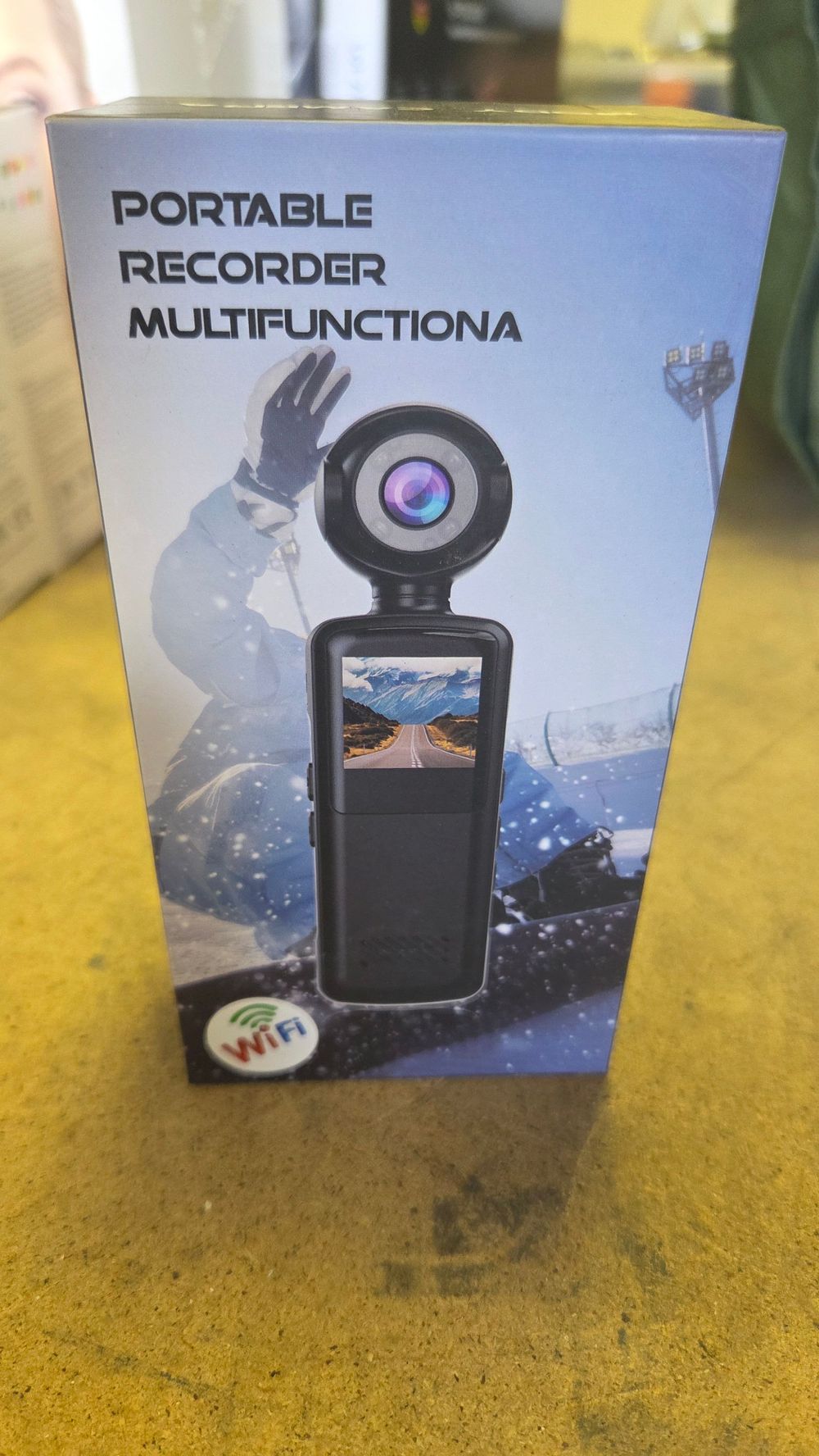 Lot 243 – Portable Multifunctional Action Body Camera with WiFi and Rotatable Lens