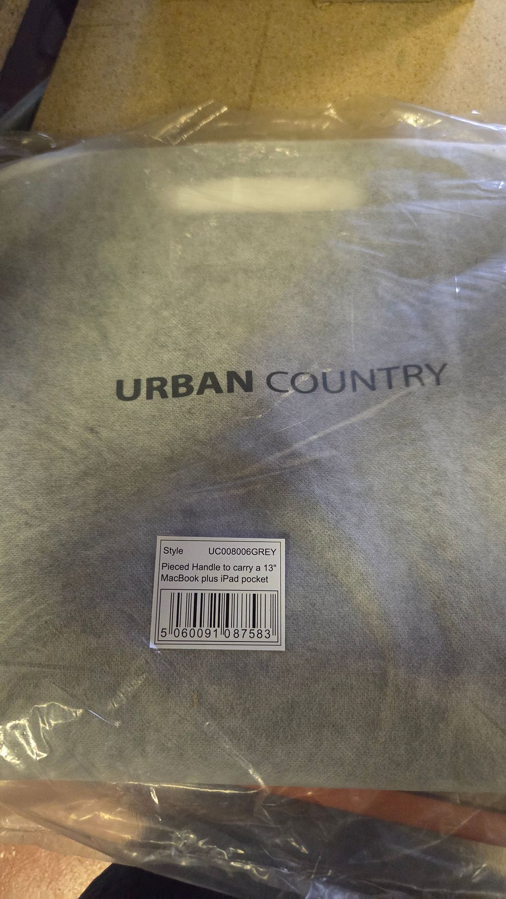 Lot 318 – Five New Urban Country 13″ MacBook and iPad Sleeves in Grey
