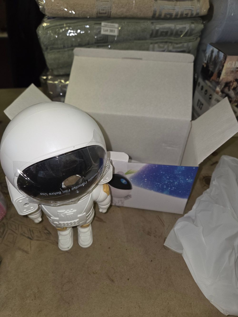 Lot 332 – New Contemporary Astronaut-Themed LED Star and Nebula Projector