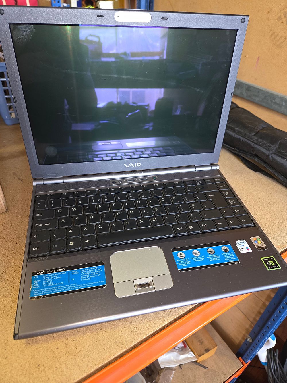 Lot 370 – Sony VAIO VGN-SZ1XP/C Laptop