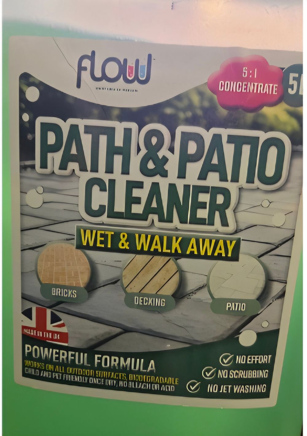 Lot 437 – Flow Path & Patio Cleaner 5:1 Concentrate 5 Litre Container