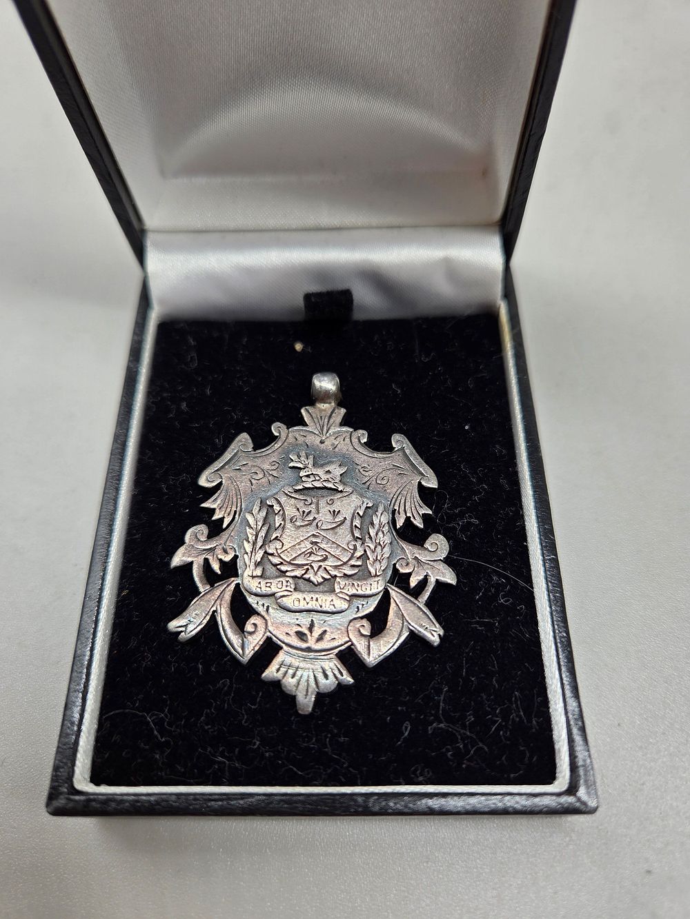 Lot 200 – George V Sterling Silver Bradford and District Billiard League Prize Watch Fob, Birmingham 1921. 15.79g